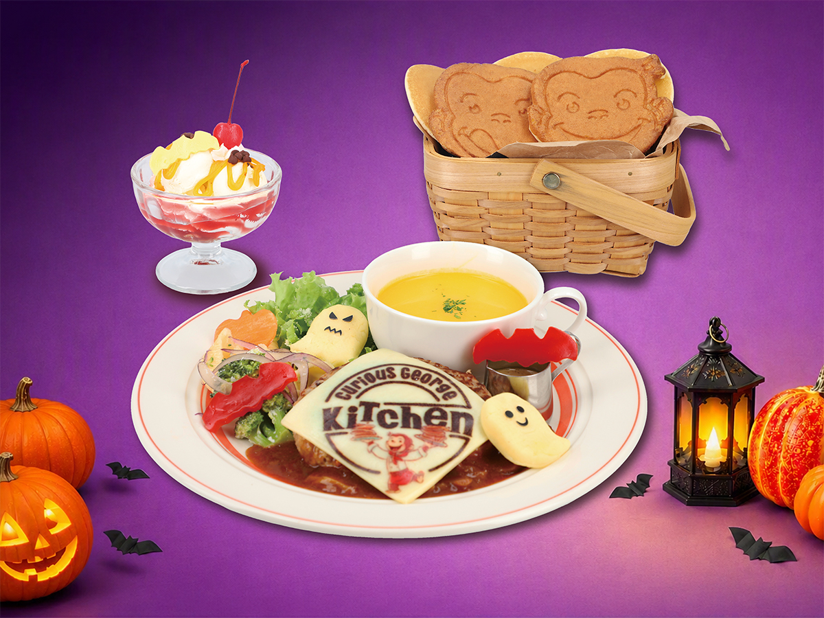 はらぺこおばけのハロウィーンワッフルセット